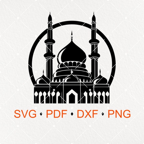 Ramadan Kareem SVG,Mosque svg,vector islam design svg dxf png pdf