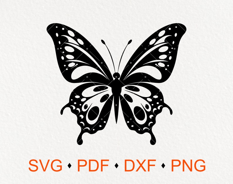 Buttefly Dxf Butterfly SVG, Cricut, Silhouette, Butterfly DXF, Png, Jpg, Pdf, Cut ...
