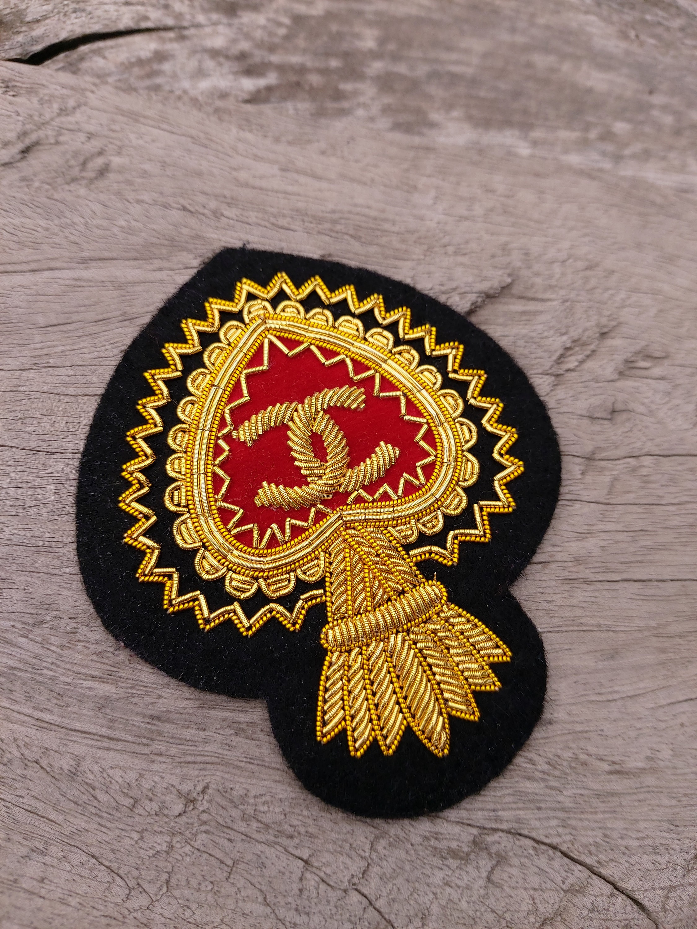 Completely Hand Embroidered Blazer Badge/ Patch Handmade On Etsy