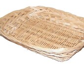 Rectangular Wicker Basket For Displays, Gifts, Hampers 25x20x5cm