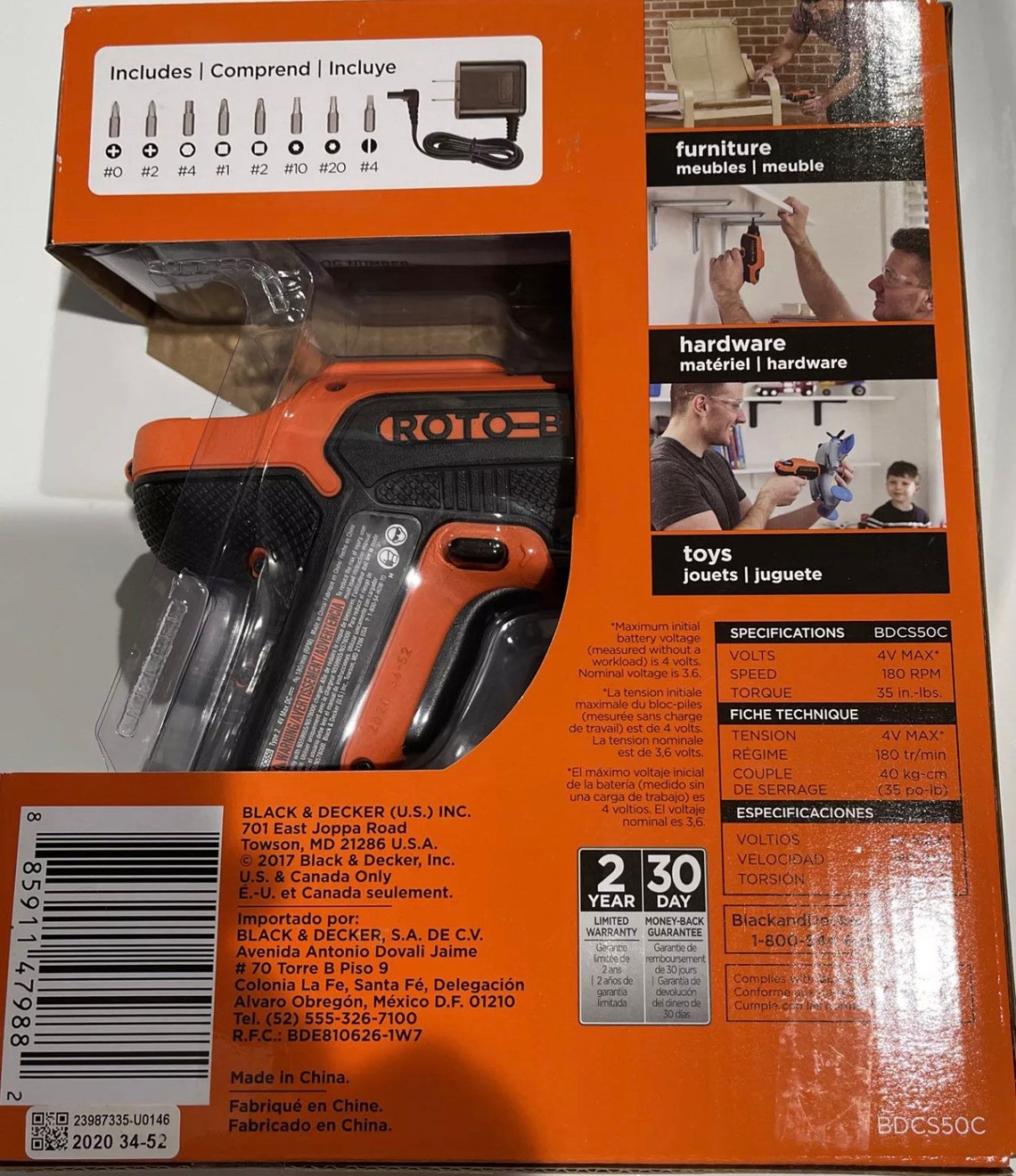 Black & Decker RotoBit BDCS50C 4 Volt Max Cordless Etsy