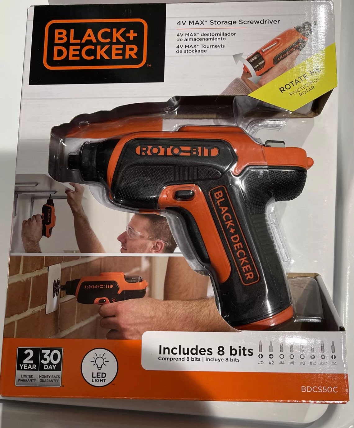 Black & Decker RotoBit BDCS50C 4 Volt Max Cordless Etsy