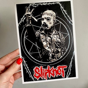 A5 Corey Taylor Slipknot Giclée-Druck