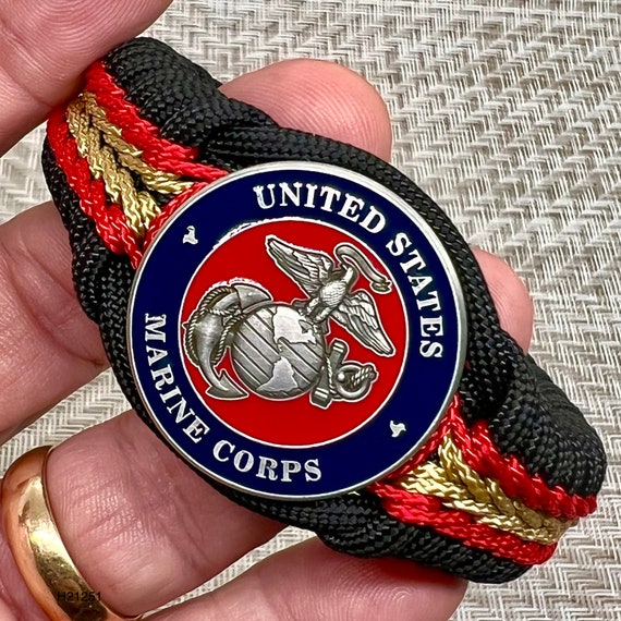 United States Marines USMC Micro Paracord Bracelet 