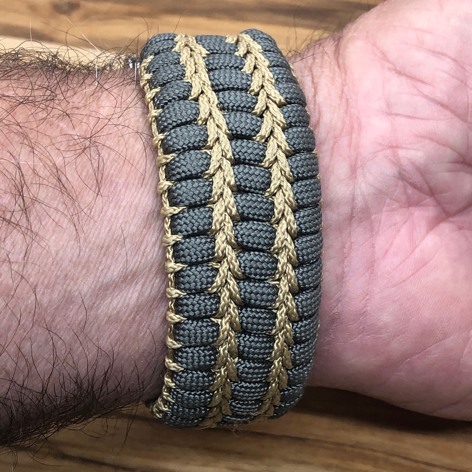 Soul Armor A1. Christian paracord bracelet. Long cross bead. Etsy