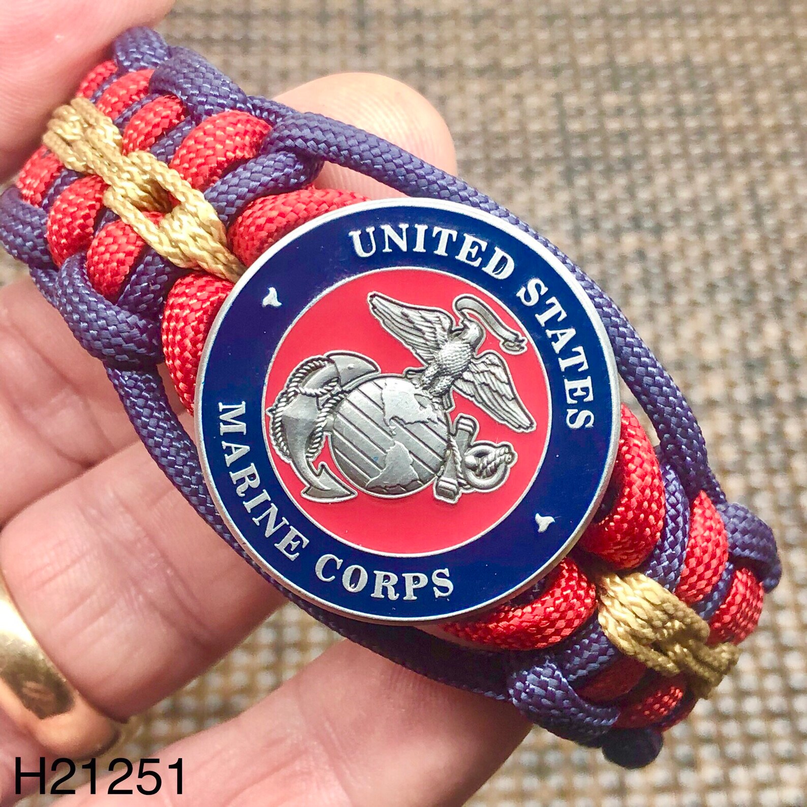 USMC Paracord Bracelet Gift for Marine Marine Corps Gift Etsy