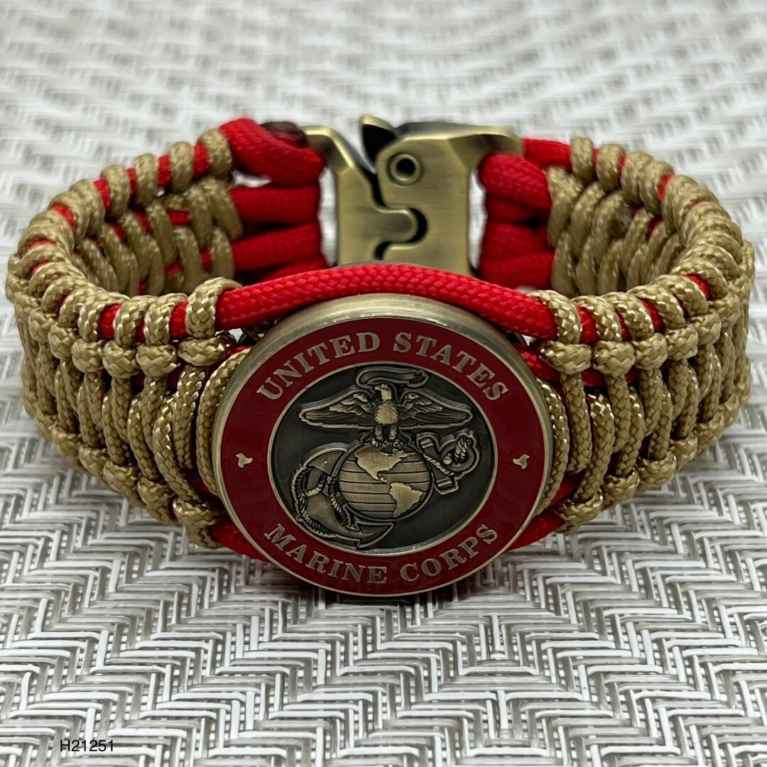 USMC Bracelet Marine Bracelet Gift for Marine Gift for Etsy