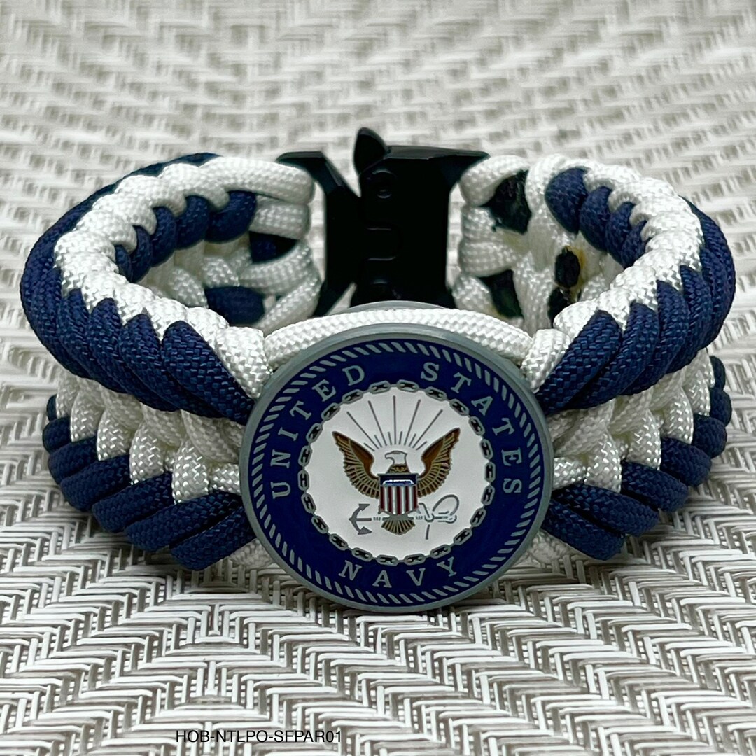 US Navy Bracelet Veteran Sailor Gift Military Jewelry Armed Etsy