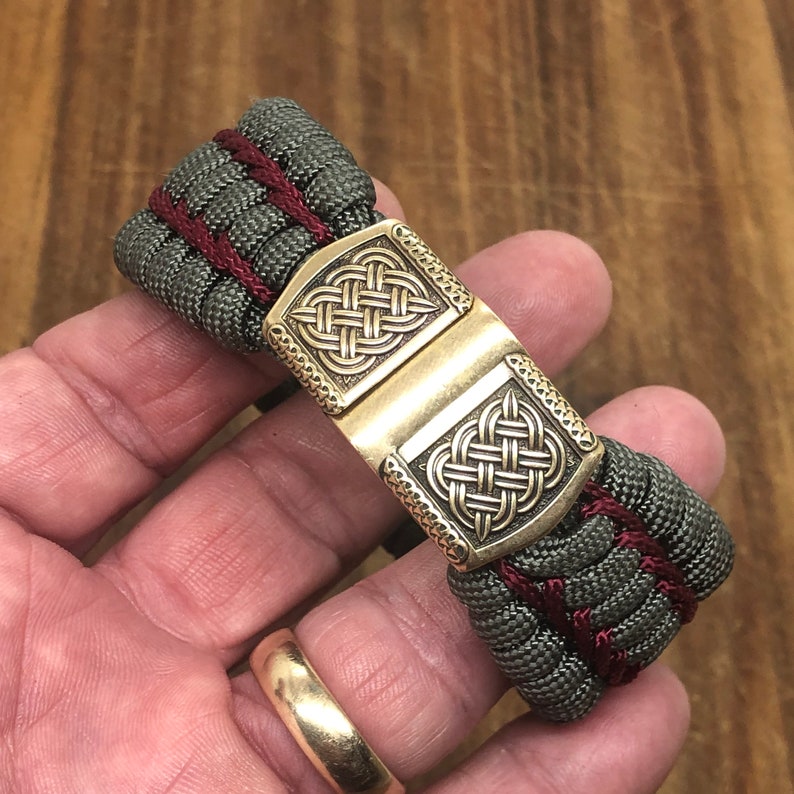 Jerusalem Cross Christian paracord bracelet. Custom handmade Etsy