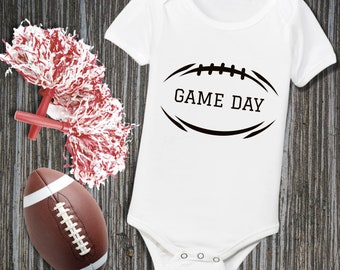 Football Baby Onesie / Game day baby onesie / My first Game day