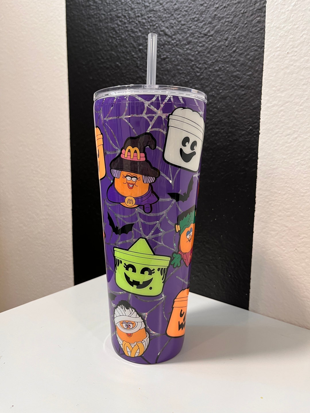 Glow in the Dark Mcdonalds Halloween Bucket Peek a Boo Snow Etsy