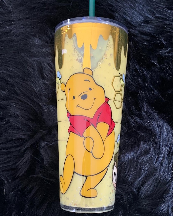 Pooh inspired acrylic tumbler