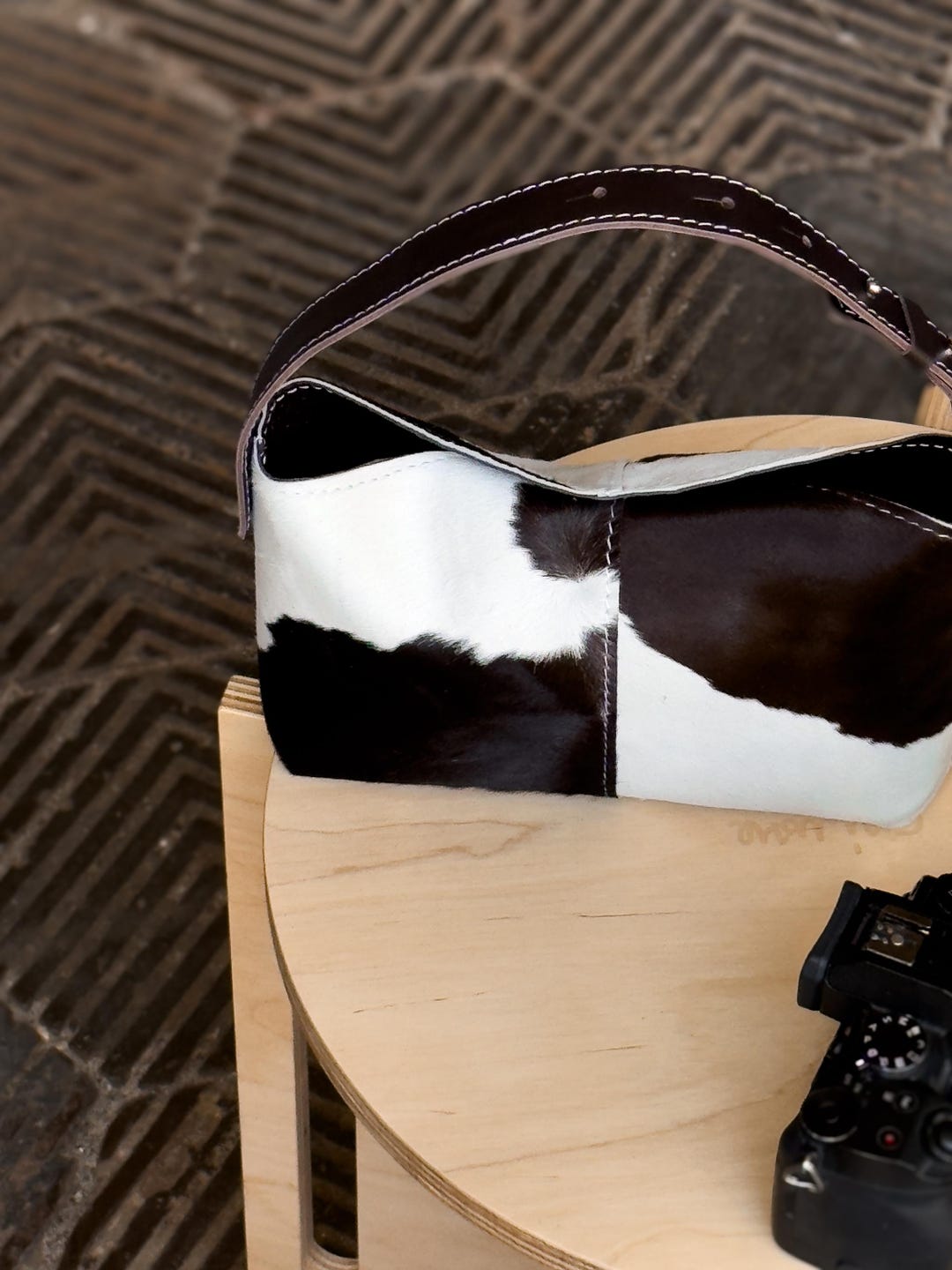 Cow Leather Purses and Small Handbag for Women and Cowhide Mini Leather? Handmade Cowhide Leather Mini Tote – Small Crossbody Handbag  main image 2