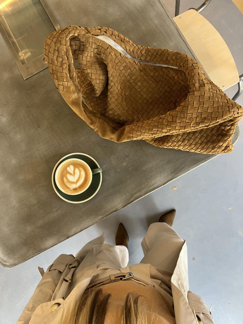 large suede bag,
hand woven bag,
casual leather bag,
classic color bag,
custom shoulder bag,
genuine leather bag,
golden hobo bag,
Sardine bag,
woman working bag,
shoulder bag,
suede slouchy bag,
girlfriend gift,
birthday gift,