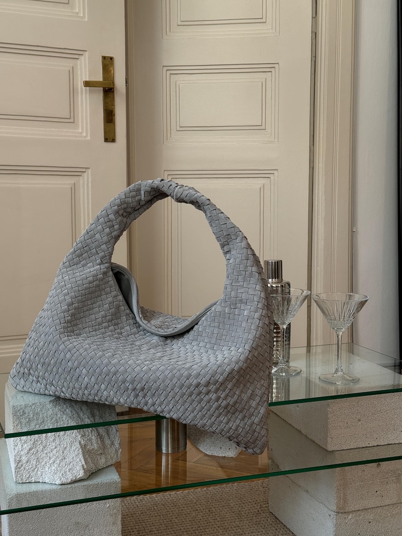 large suede bag,
hand woven bag,
casual leather bag,
classic color bag,
custom shoulder bag,
genuine leather bag,
golden hobo bag,
Sardine bag,
woman working bag,
shoulder bag,
suede slouchy bag,
girlfriend gift,
birthday gift,