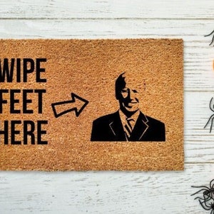 Joe Biden wipe feet here Funny Gift-Wedding Gift-Custom Doormat-Personalized Doormat-Closing Gift-Welcome-Front Door Mat