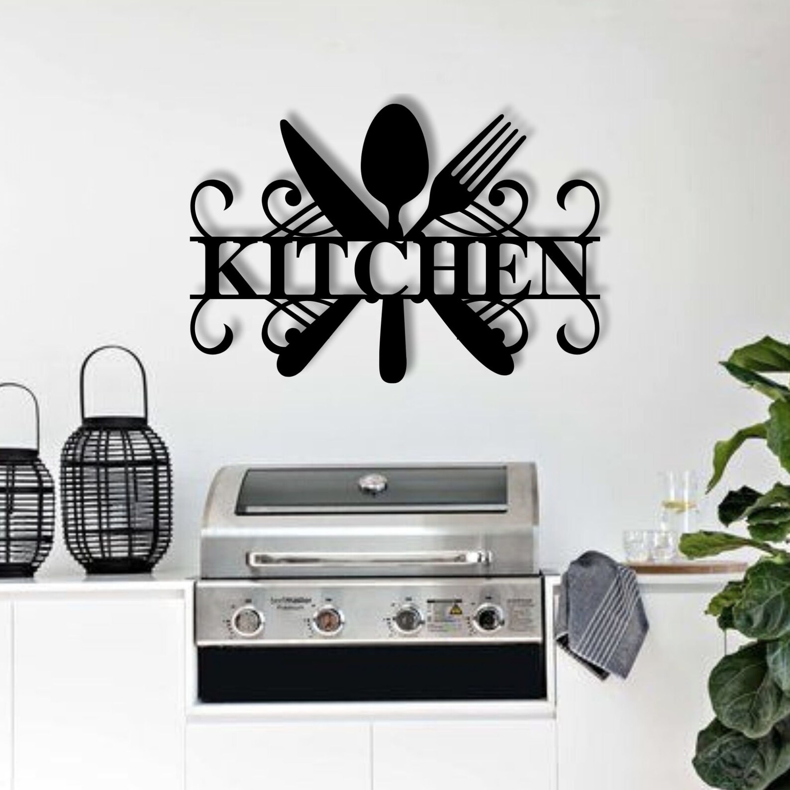 Custom Metal Kitchen Sign-nana's Kitchen Metal - Etsy
