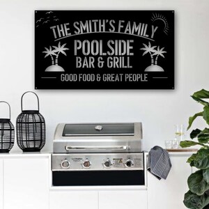 Custom Metal Family Name Sign: Personalized Outdoor Decor
