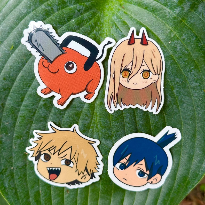 Chainsaw Man Sticker Set - Etsy