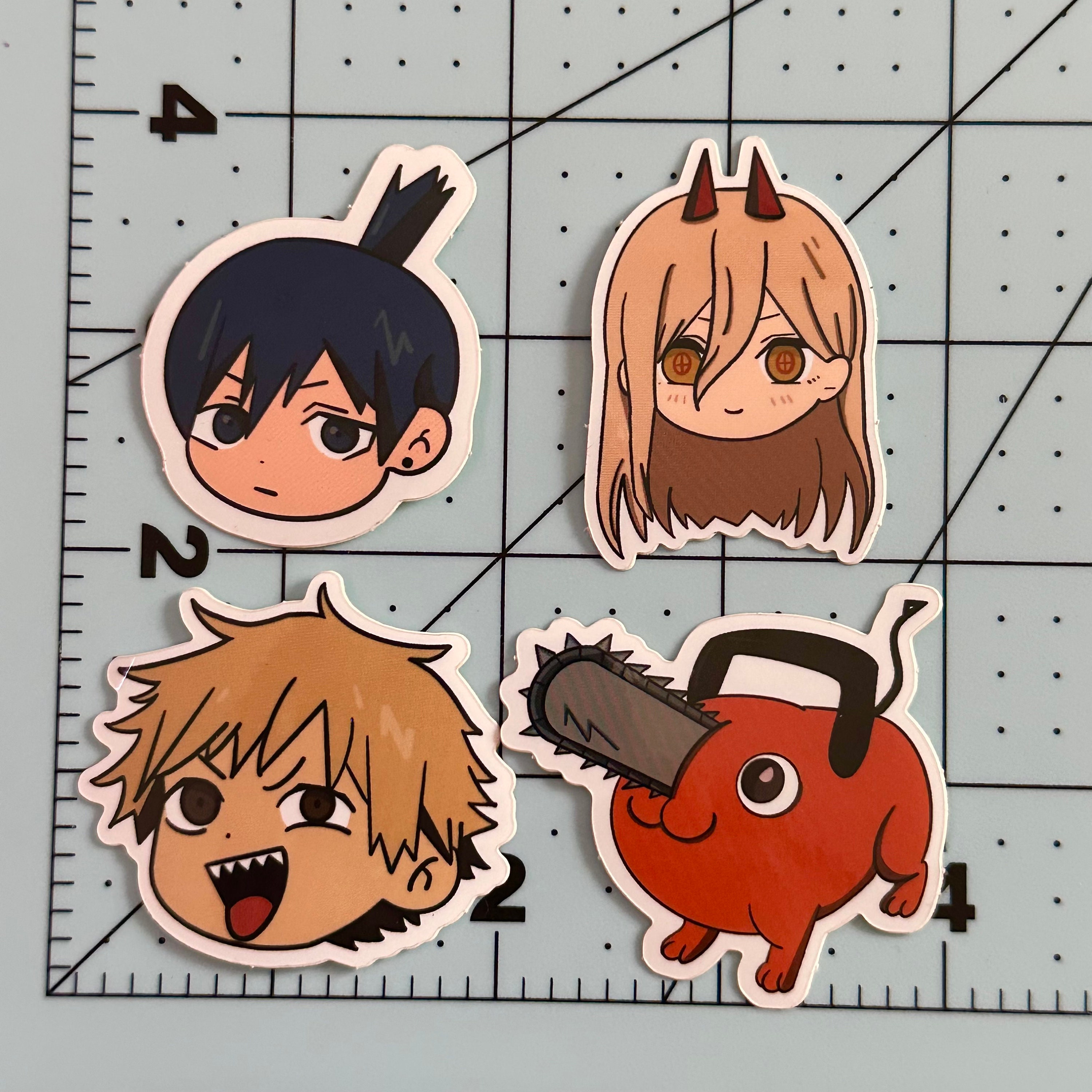 Chainsaw Man Sticker Set - Etsy