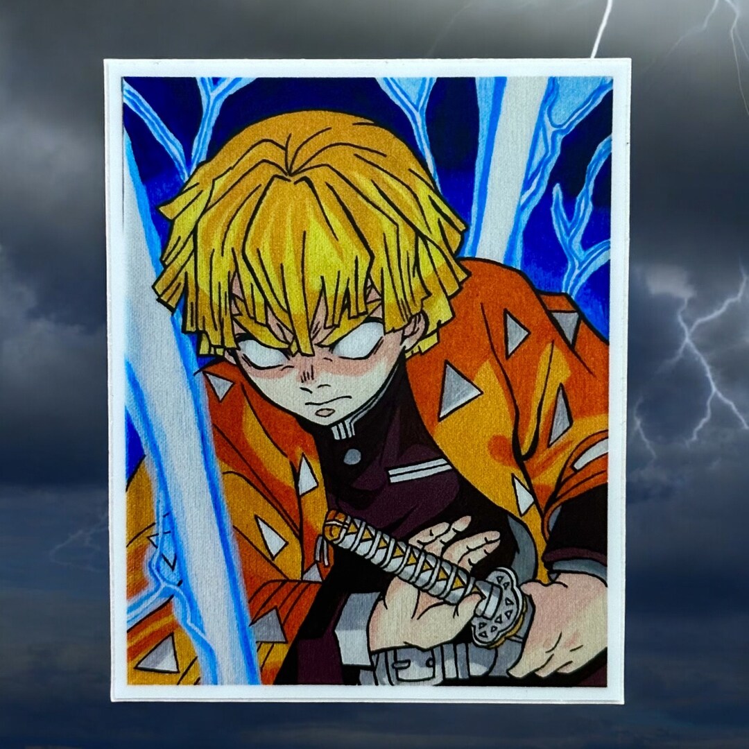 Zenitsu Sticker Etsy