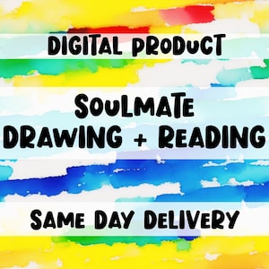 Soulmate Reading, Love Reading, Soulmate Drawing + Reading, I will draw your Soulmate, Same Day Drawing