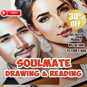 Soulmate Drawing and Reading. Your Future Soulmate, LGBT suitable. Psychic reading from Ramina. Soulmate sketch, detailed or colored drawing