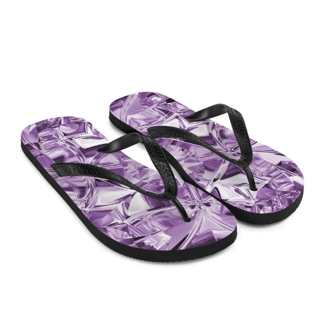 2018 summer new Korean version of the bottom diamond flip flops female flip flop personality 
