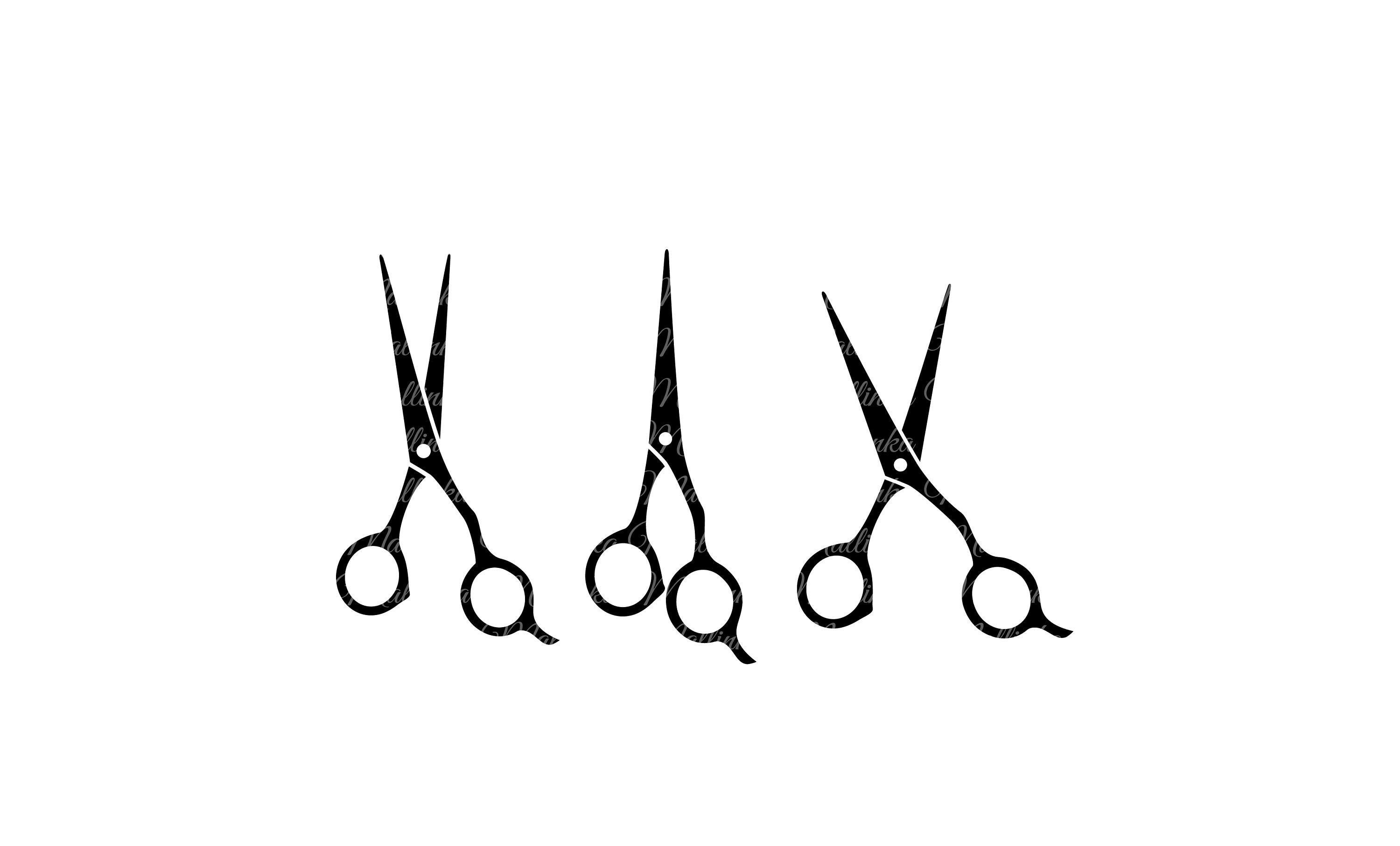 Hairdresser Scissors SVG cut file at