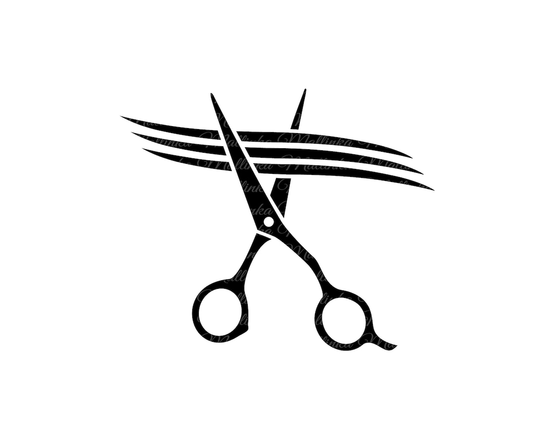 Barber Scissors Svg, Barber Shop Svg. Vector Cut File for Cricut,  Silhouette, Pdf Png Eps Dxf, Decal, Sticker, Vinyl, Pin (Download Now) 