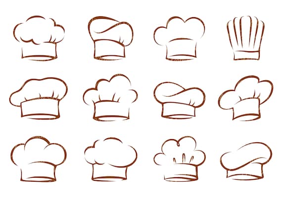 Chef Hat Chef Hat Svg Svg Chef Cap Chef Cap Svg Cook Etsy 
