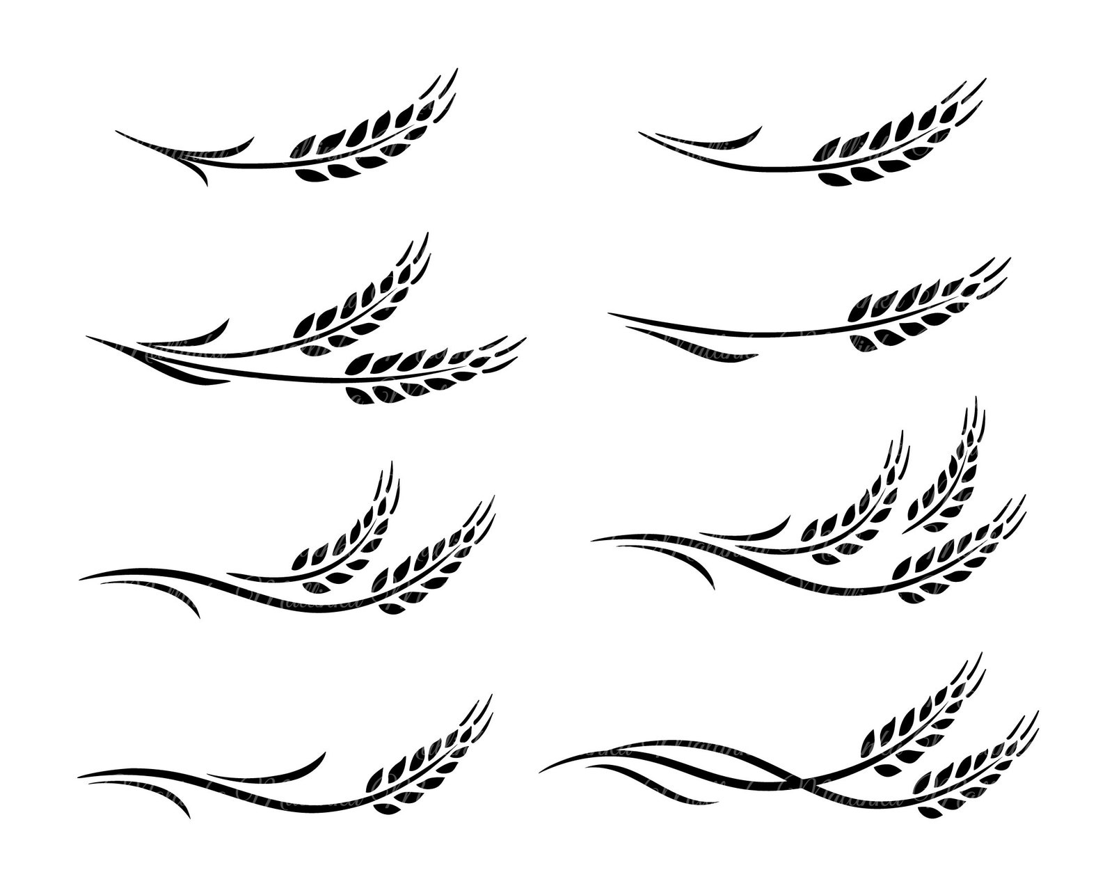 Wheat SVG Bundle, Wheat SVG, Wheat, SVG, Barley, Oatly, Grain Svg