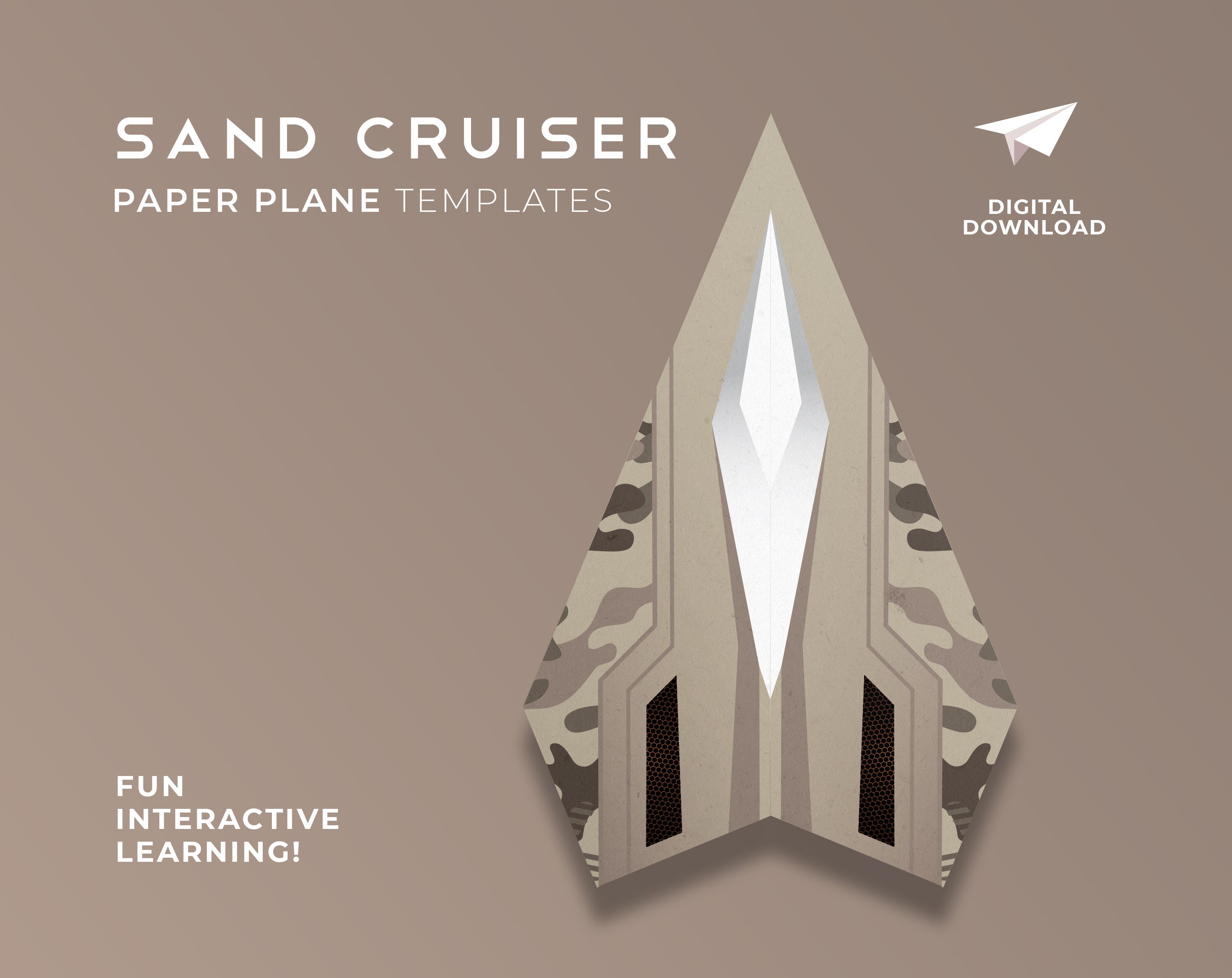 Paper Plane Template | Instant Download | Printable Plane | Home and ...