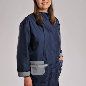 Women Raincoat, Rain Jacket, Dark Blue Coat, Waterproof jacket