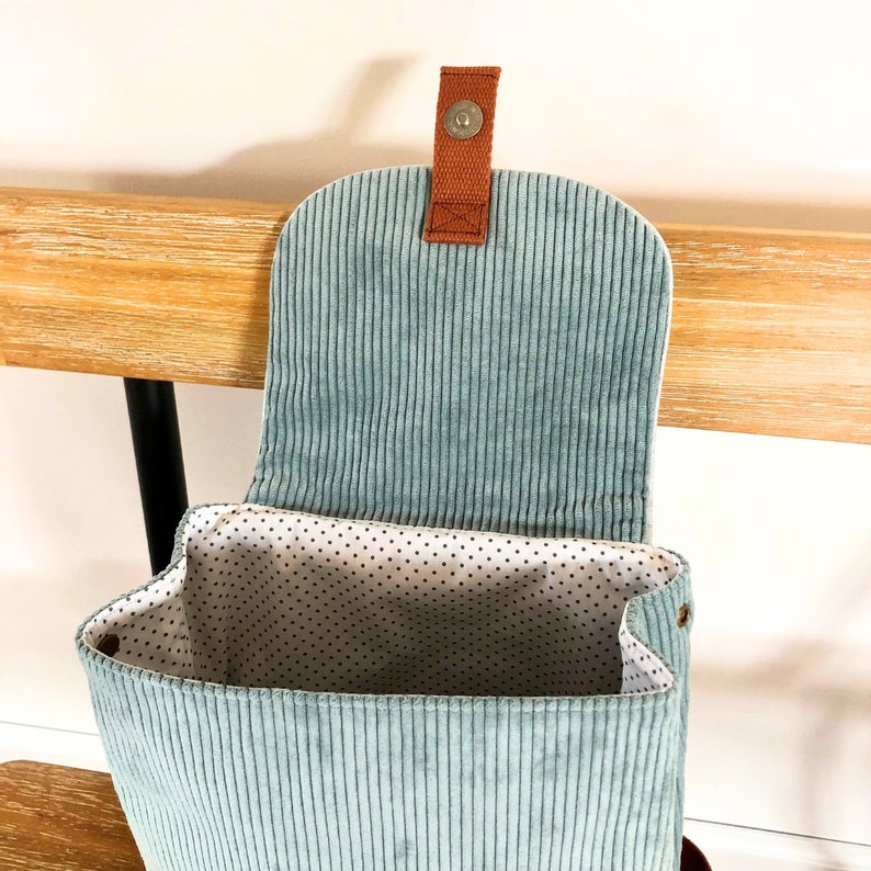 Sac Enfant Sac à Dos Velours Côtelé Personnalisable Pour Enfants - Léger Et Spacieux Sac A Dos Enfant