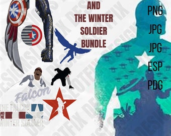 Download Falcon Svg File For Cricut Digital Download Svg Png Eps Pdf Jpg The Falcon The Winter Soldier Svg Files Bundle Winter Soldier Svg Drawing Illustration Art Collectibles Draluzmery Com Br