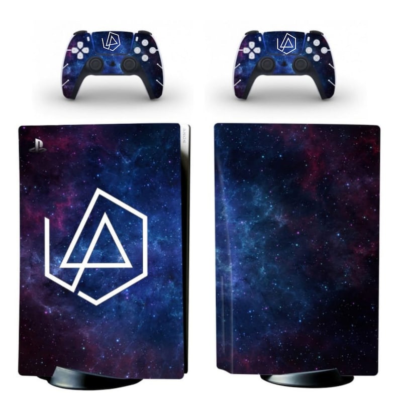 UK Based Fully Customisable PS5 vinyl sticker skin for console and two controllers