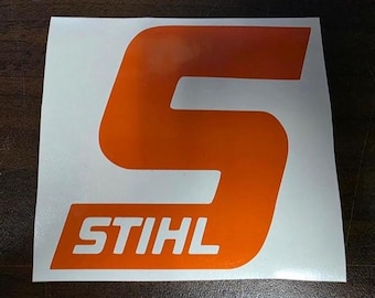 Stihl "S" Decal Sticker 3.6" x 4"