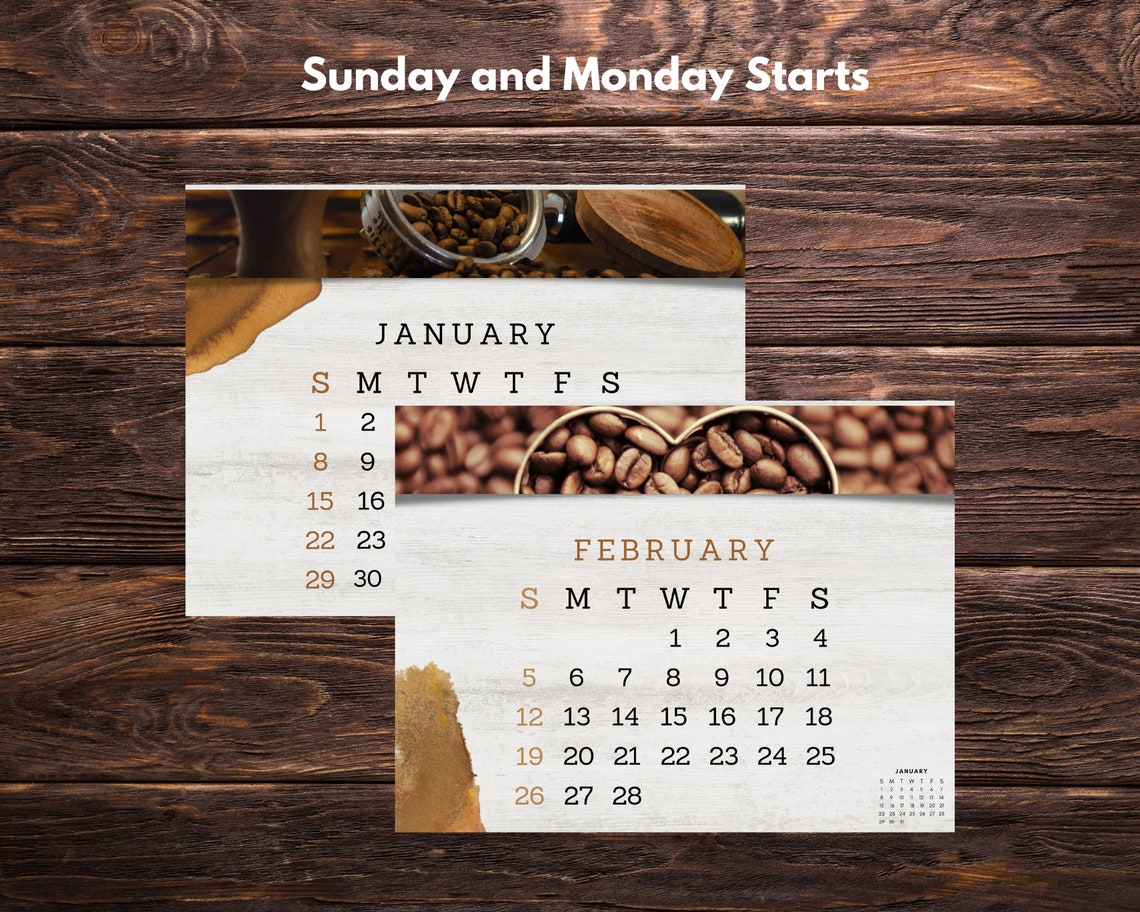 2023 Monthly Calendar Pdf Instant Download Printable - Etsy Australia