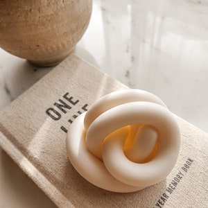 Bone round clay knot home decor paperweight image 10