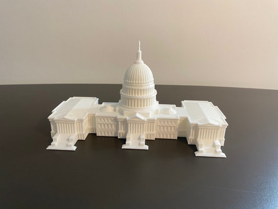 US Capitol Building 3D Printed Model | Etsy