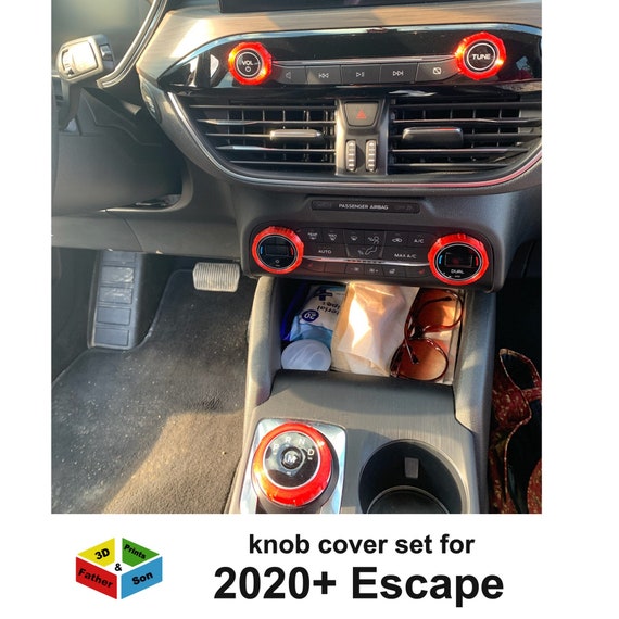 Knob Cover Set for Ford Escape 2020 Interior Accessories Knob Covers Etsy