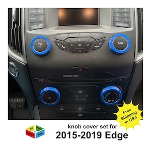Knob Cover Set for Ford Edge 2015-2019 interior accessories knob covers 5 piece set