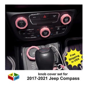 Knob Cover Set for 2017-2021 Jeep Compass