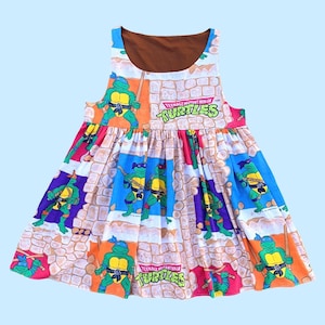 ninja turtle skater dress Teenage Mutant Ninja Turtles Raphael Toddler Girls Scuba Cosplay Hooded Tulle Tutu Dress Green / Pink 2T