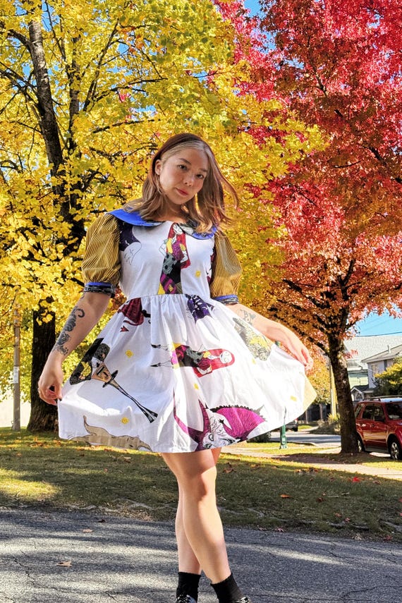 90s puff sleeve dress 90s Carolina Herrera Pink Silk Dress