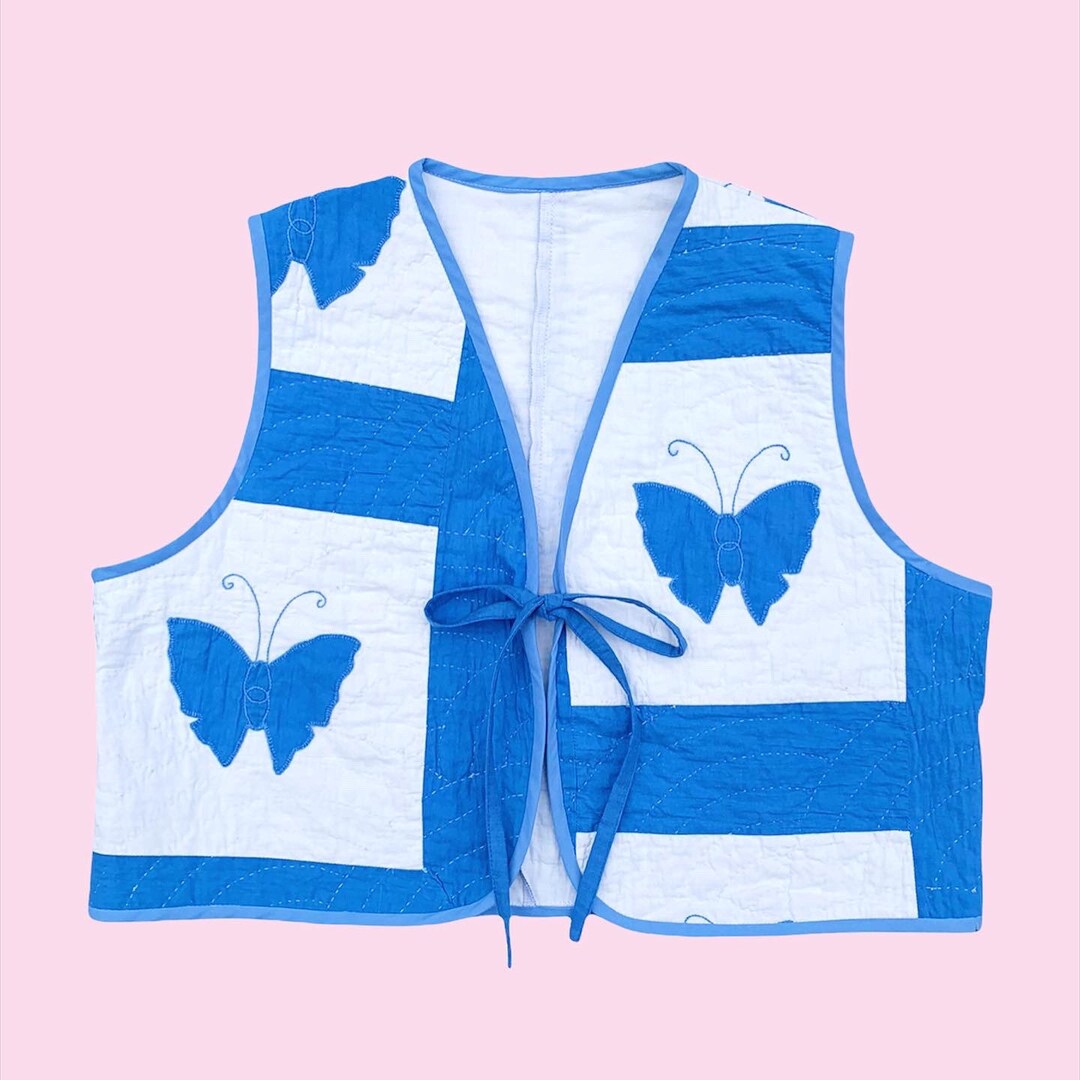 ジャケット・アウター klee Wrap ribbon quilted vest il_1080xN.3708875160_db69.jpg