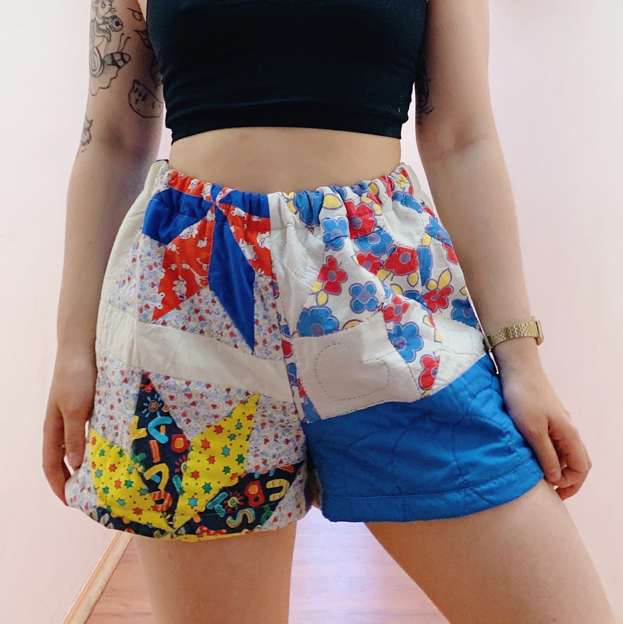【CITYBREEZE】QUILTING SHORT PANTS Jackie Distressed Short — JBD