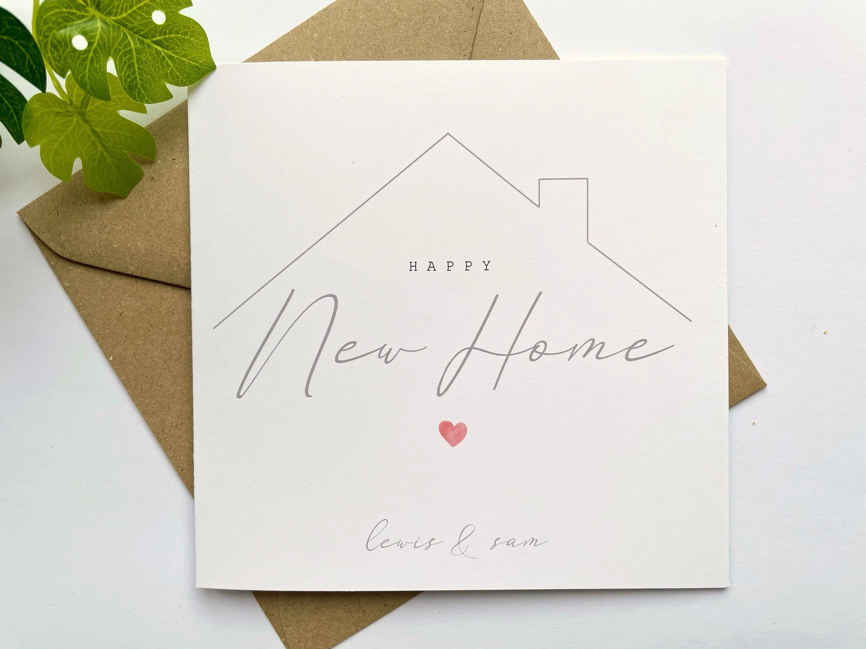 Personalised New Home Greeting Card Housewarming T New Etsy