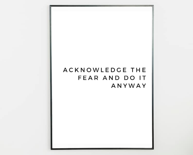 Motivational Wall Art Digital Download Bundle Set of 4 Etsy